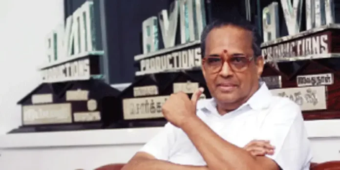 AVM Productions Saravanan passes away.. A great tragedy in the film industry