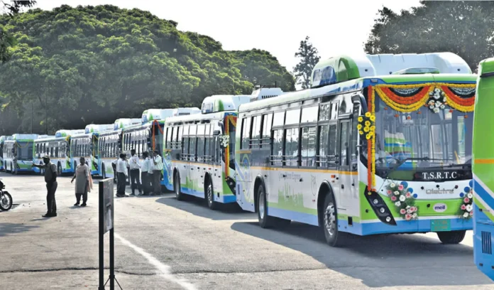 Hyderabad 65 new electric buses are running!